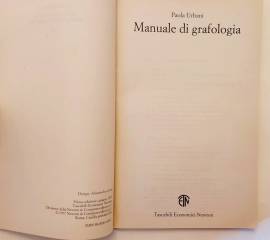 Manuale di grafologia di Paola Urbani 1°Ed.Newton Compton Editore, giugno 1994 come nuovo Manuale di grafologia di Paola Urbani 1°Ed.Newton Compton Editore, giugno 1994 come nuovo