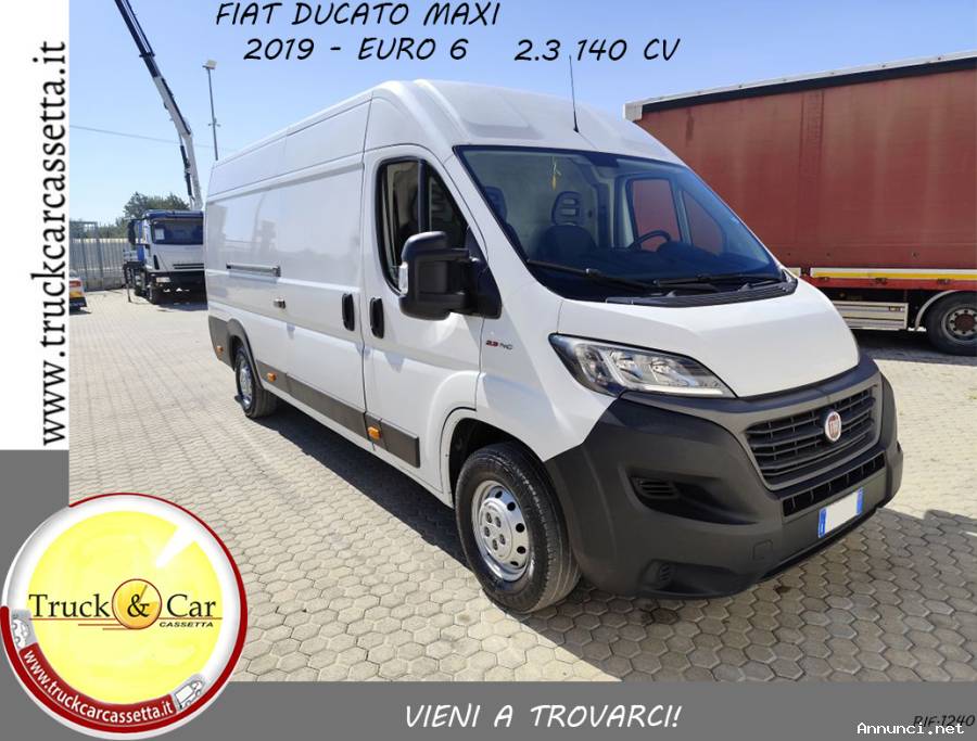 RIF.1240 FIAT DUCATO MAXI – 2019 – FURGONE – 2.3 MTJ 140 CV – EURO 6