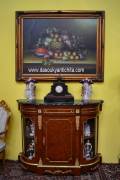 Credenza mezzo giro stile Napoleone III a tre ante