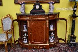 Credenza mezzo giro stile Napoleone III a tre ante