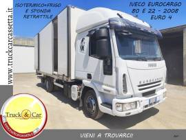 IVECO EUROCARGO 80 E 22 – 2008 – FURGONE ISOTERMICO CON GRUPPO FRIGO E SPONDA RETRATTILE ANTEO DA 20