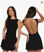Vestito Corto Senza Maniche