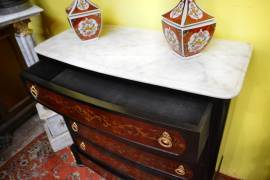 Comò ebanizzato quattro cassetti stile Napoleone III