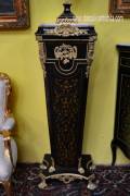 Coppia di colonne stile Impero Boulle