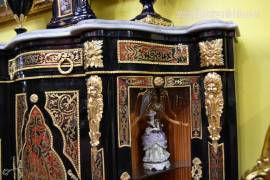 Servante stile Napoleone III Boulle a tre sportelli