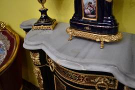 Servante stile Napoleone III Boulle a tre sportelli