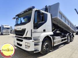 RIF.1211 IVECO STRALIS 260 S 400 – 2016 – EURO 6 – GANCIO SCARRABILE NUOVO BOB ITALEV 26 TON – ADR