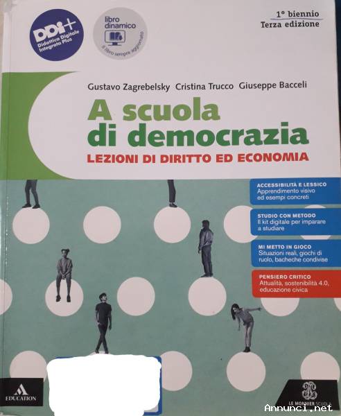 Vendo libri scolastici di diritto (indirizzo Informatica e Telecomunicazioni).
