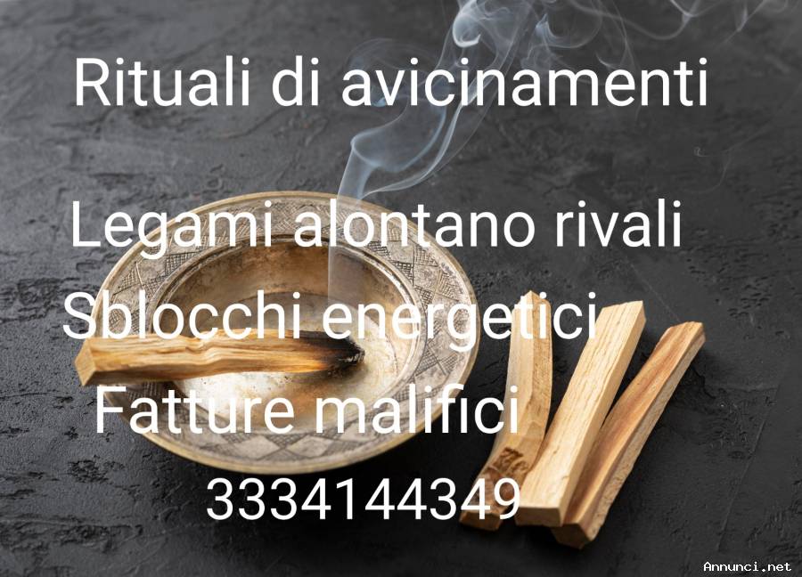 Analizzo gratis una domanda solo per ritualistica per risolvere il vostro problema serio