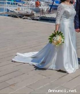Abito da sposa tg44 avorio