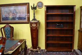 Libreria a giorno intarsiata stile Napoleone III