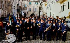 Vitaliano Gallo dirige la Banda P Anfossi di Taggia il 31.07.25