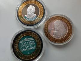 Lot 7 Casino Silver 10 dollars UNITED STATES