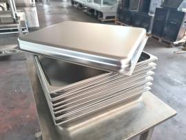 TEGLIE GASTRONORM 2/1 INOX USATE   