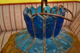 Lampadario anni 70 stile Art Nouveau
