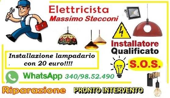 Elettricista lampadari Roma Ostiense