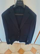 Blazer/giacca uomo liscia, taglia 52, colore navy