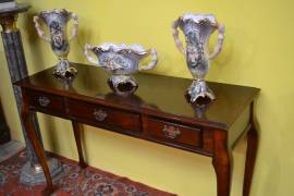 Console in mogano stile Queen Anne