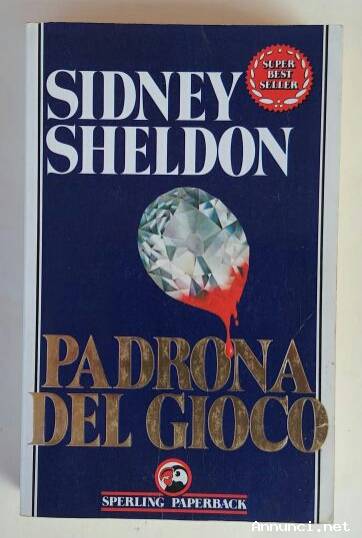 Padrona del gioco di Sidney Sheldon 1°Ed.Sperling Paperback, gennaio 1988 perfetto