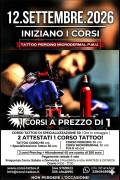 12.SETTEMBRE.2026 Reggio Emilia iniziano i corsi tattoo e piercing 12.SETTEMBRE.2026 Reggio Emilia iniziano i corsi tattoo e piercing