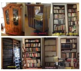 libreria d'epoca e scaffali su misura (non ikea omercatone)