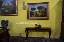 Console in mogano stile Chippendale