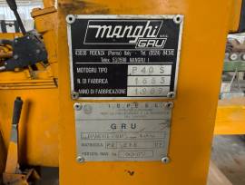 Gru Manghi e carrello elevatore Gru Manghi e carrello elevatore
