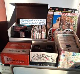 Collezione Dischetti  e Visori VIEW MASTER , n° 87   fine  anni 1940 primi anni '50 ,  n° 22 buste  