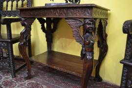 Antico tavolo-console stile Neorinascimento