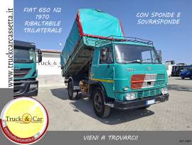 RIF.1361 FIAT 650 N2 – 1970 – CASSONE RIBALTABILE TRILATERALE CON SPONDE E SOVRASPONDE RIF.1361 FIAT 650 N2 – 1970 – CASSONE RIBALTABILE TRILATERALE CON SPONDE E SOVRASPONDE