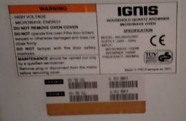Forno Microonde Ignis Forno Microonde Ignis