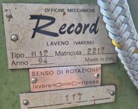 MASCHIATRICE  A COLONNA RECORD  TIPO M 12