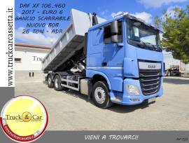 RIF.727 DAF XF 460–MOTRICE 3 ASSI–GANCIO SCARRABILE NUOVO BOB–ADR–DA 26 TON–CASSONE SCARRABILE NUOVO