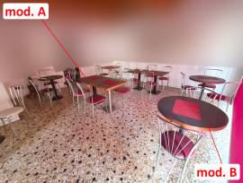 TAVOLI E SEDIE PER CAFFETTERIA USATI  