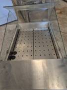 ESPOSITORE INOX PESCE FRESCO USATO ESPOSITORE INOX PESCE FRESCO USATO