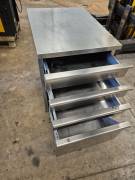 CARRELLO DI SERVIZIO INOX USATO 
