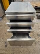 CARRELLO DI SERVIZIO INOX USATO 