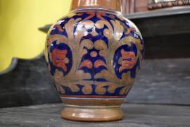 Vaso con coperchio degli anni 40 Gualdo Tadino A. Rubboli