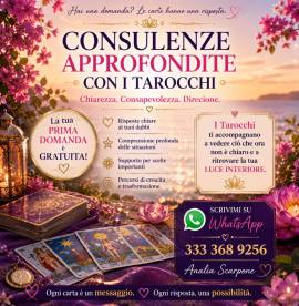 PRIMA DOMANDA GRATUITA SU WHATSAPP - TAROCCHI PRIMA DOMANDA GRATUITA SU WHATSAPP - TAROCCHI