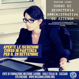 CORSO DI SEGRETARIATO AMMINISTRATIVO