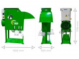 Pulitore per sementi e cereali ALS 3 tonn/ore