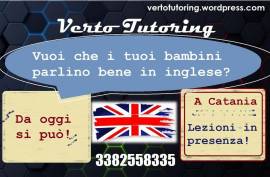 Lezioni Inglese bambini Catania