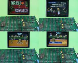 Scheda PCB jamma " ARCH RIVALS " per Arcade Videogiochi