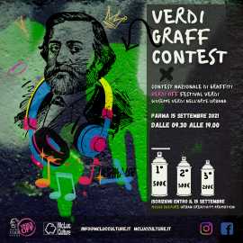 Verdi Graff Contest 2021: Iscrizioni aperte sino al 10 Settembre. 1000€ di Montepremi