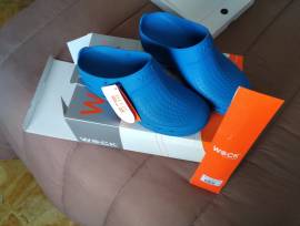 clogs WOCK nuovi sanitari blu num 38