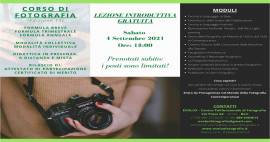 LEZIONE INTRODUTTIVA GRATUITA DI FOTOGRAFIA