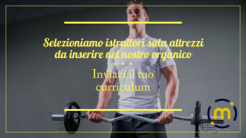 Selezioniamo istruttori sala attrezzi