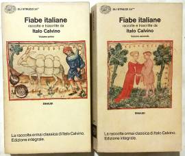 Fiabe Italiane raccolte e trascritte da Italo Calvino 1-2 volume Ed.Integrale Einaudi, 1970 perfetto