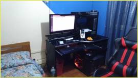 Scrivania Per Pc da Gaming Carbonio