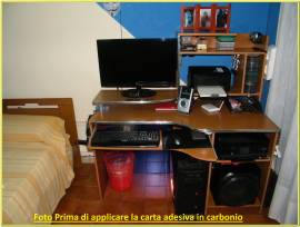 Scrivania Per Pc da Gaming Carbonio